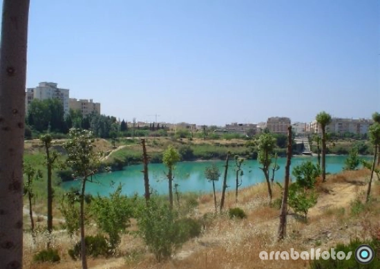 Laguna junto a la Colonia de Santa Inés en Málaga