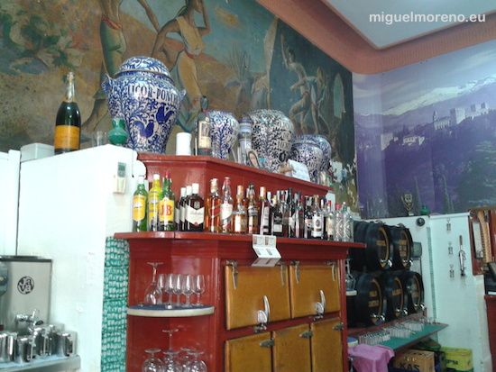 Interior de las Bodegas Espadafor de Granada
